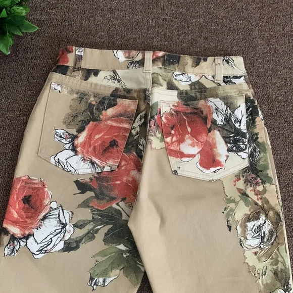 Roberto Cavalli Floral and letters Vintage Straight pants made in Italy - Picture 12 of 16